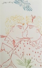 Alekos FASSIANOS - "Serena V" - Pointe-sèche originale signée - 1989