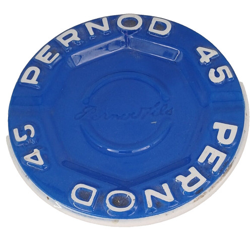 Cendrier publicitaire bleu - cendrier,