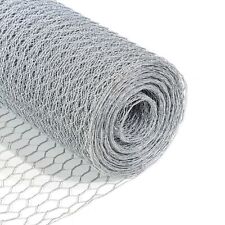 Wiltec Grillage Volière acier Galvanisé 1 x 25 m Mailles 25 mm Clôture Enclos