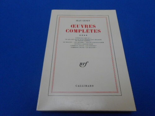 Oeuvres complètes tome - oeuvres, iv