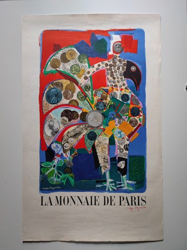 Roger bezombes affiche signée - roger,