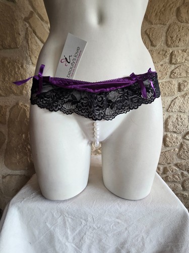 String noir violet avec - noir,