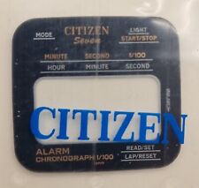 Verre Minéral Citizen Vintage 54-80865 LCD Sept Alarmes Chronographe N.O.S.