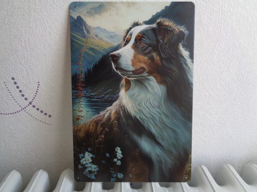 Tole metal chien - tole, berger