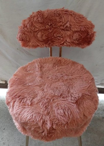 Chaise moumoute vintage - chaise, (