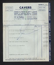 IVRY-sur-SEINE (94) USINE de VERROUS & CADENAS "CAVERS" en 1951