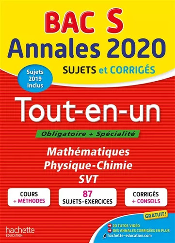 Annales bac 2020 tout - 2020, tout-en-un