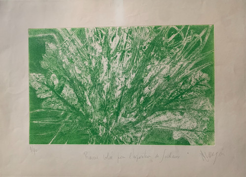Jean messagier lithographie - jean,