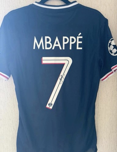 Maillot mbappé psg dedicacé - mbappé,