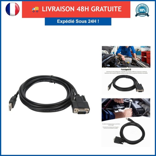 Câble diagnostic usb obd2 - câble,