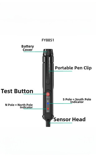 Testeur polarité fy8851 - de,