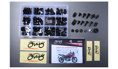 Kit visserie carénages noir - visserie,