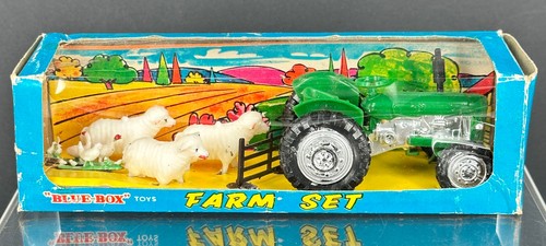 Blue box farm set - box,