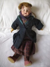 Petite poupée tête biscuit corps composition ancienne 1910-1919 F SFBJ 60 Paris