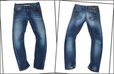 Jean stretch délavé bleu moyen G-STAR RAW pour femme ARC 3D LOOSE TAPERED WMN