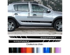2 X BANDES STRIPES POUR DACIA SANDERO STEPWAY AUTOCOLLANT STICKER BD573-49