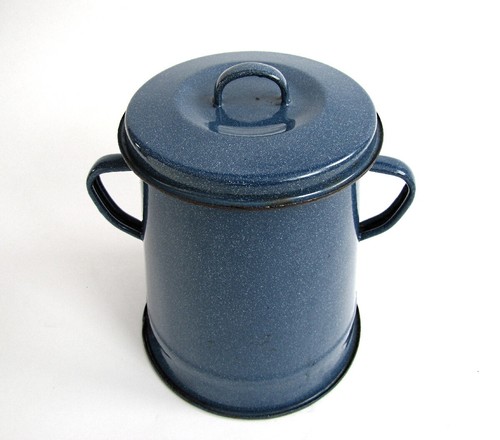 Ancien pot couvert - pot, en