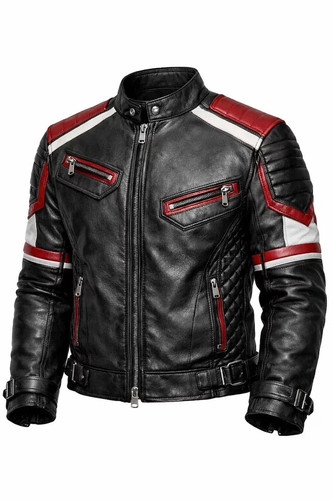 Blouson moto motard homme - , en