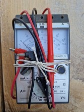 Multimètre analogique vintage Metrawatt Metravo 3 – Fonctionnel – Avec câbles