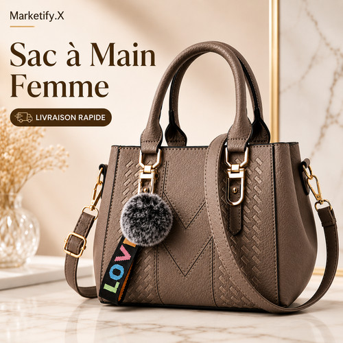 Sac main femme bandoulière - main,