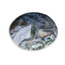 Pierres plates Agate Mousse -