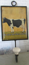 Patère mural style rétro Porte manteau décor vache Du côté de chez Louise