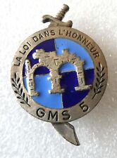 INFANTERIE D AFRIQUE POLICE GROUPE MOBILE DE SECURITE N° 5 *