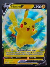 Carte Pokémon Pikachu V Ultra Rare SWSH198 PROMO FR NEUF