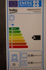 Lot de 7 manette de gaz pour gazinière BEKO FSR63121DACS (occasion)