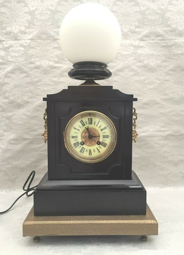 Ancienne pendule marbre - marbre, noir