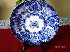 ANCIENNE ASSIETTE DELFT NUMEROTEE ET SIGNEE