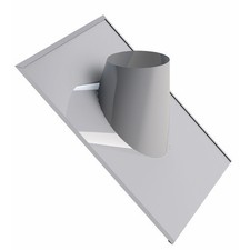 Solin 30/45° inox pour toit ardoise - pour conduit 230 mm TEN