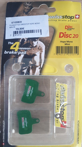 Plaquettes vtt frein disque - à,