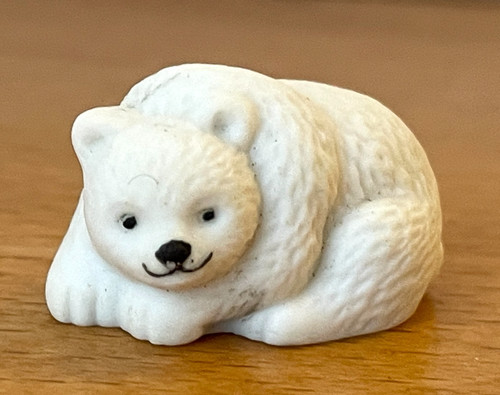 Fève mat ours blanc - mat,