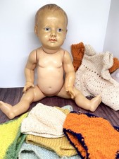 Ancien Vintage Lot Poupon Baigneur Celluloid 32 1/2 Petit Colin Petitcollin