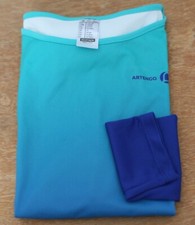 12 ans TEE-SHIRT tennis fille  manches longues  ARTENGO Décathlon TH500  bleu