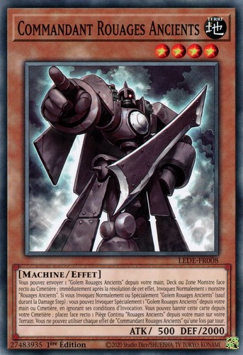 Commandant rouages - yu-gi-oh!,