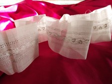 Délicate bordure brodée 