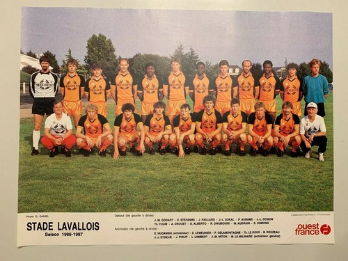 Poster equipe stade lavallois - equipe,