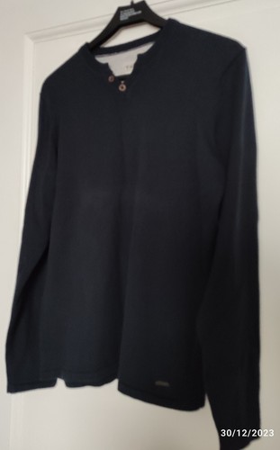 Pull tibet bleu marine - pull,