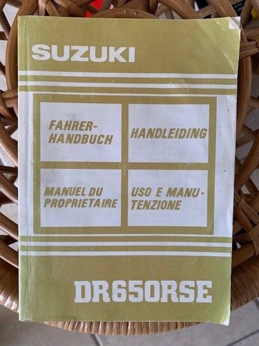 Suzuki dr650rse manuel fr - suzuki,