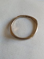 petite bague plaqué or ancienne taille 51