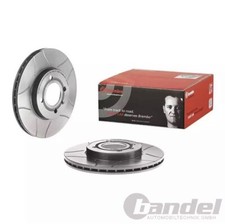 2 x disques de frein brembo 256 mm fendus intérieur ventilés avant convient pour