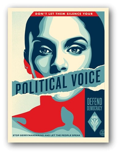 Political voice shepard fairey - political,