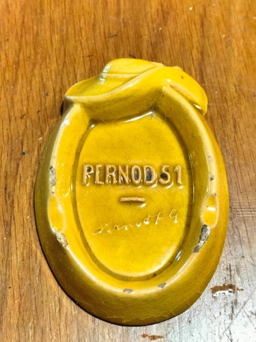 Cendrier terre cuite pernod - terre,