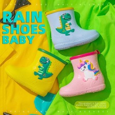 ​Bottes anti-pluie imperméables Mucker Wellington Splash pour nourrissons enfants filles garçons*