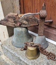 LOT CLOCHES ANCIENNES ECOLE