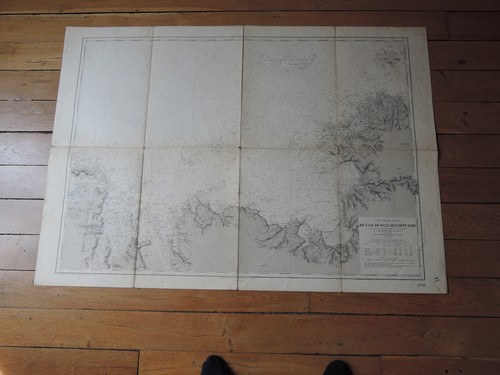Carte marine ancienne - , ile