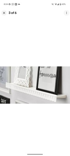 Ikea cut out - one, white