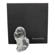 Figurine lion assis objet en
